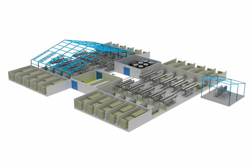 Usine de production d'hydrogène